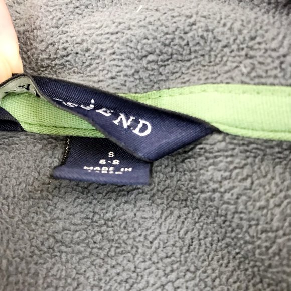 LAND'S END Soft Shell Jacket Small Fleece Lined Windbreaker Green - Picture 5 of 10